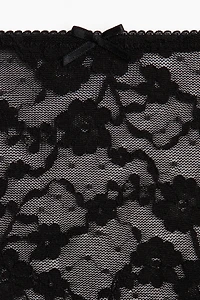 Lace Biker Briefs