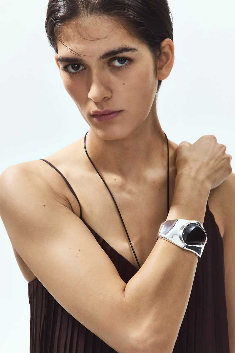Robe à plis nervure en modal