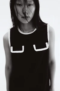 Robe trapèze en bouclé