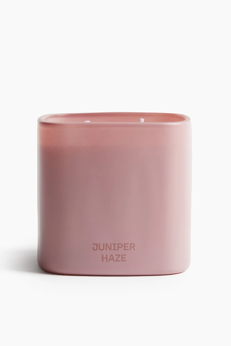 Large Scented Candle Glass Holder