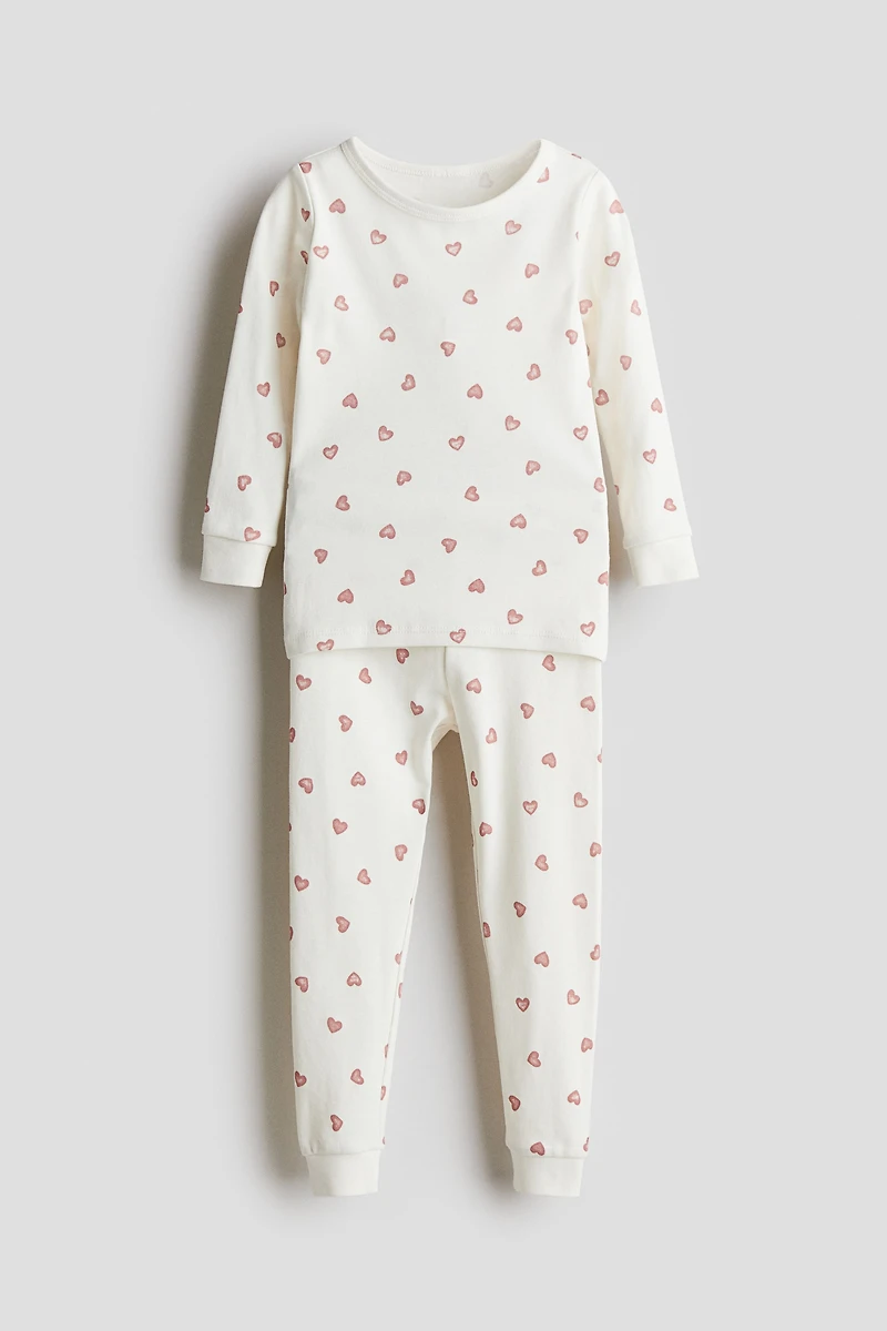 Snug Fit printed cotton pyjamas