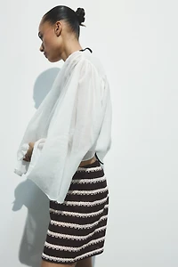 Short en tricot avec taille élastique