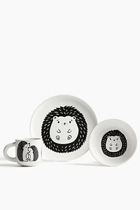 Motif-Detail Stoneware Mug