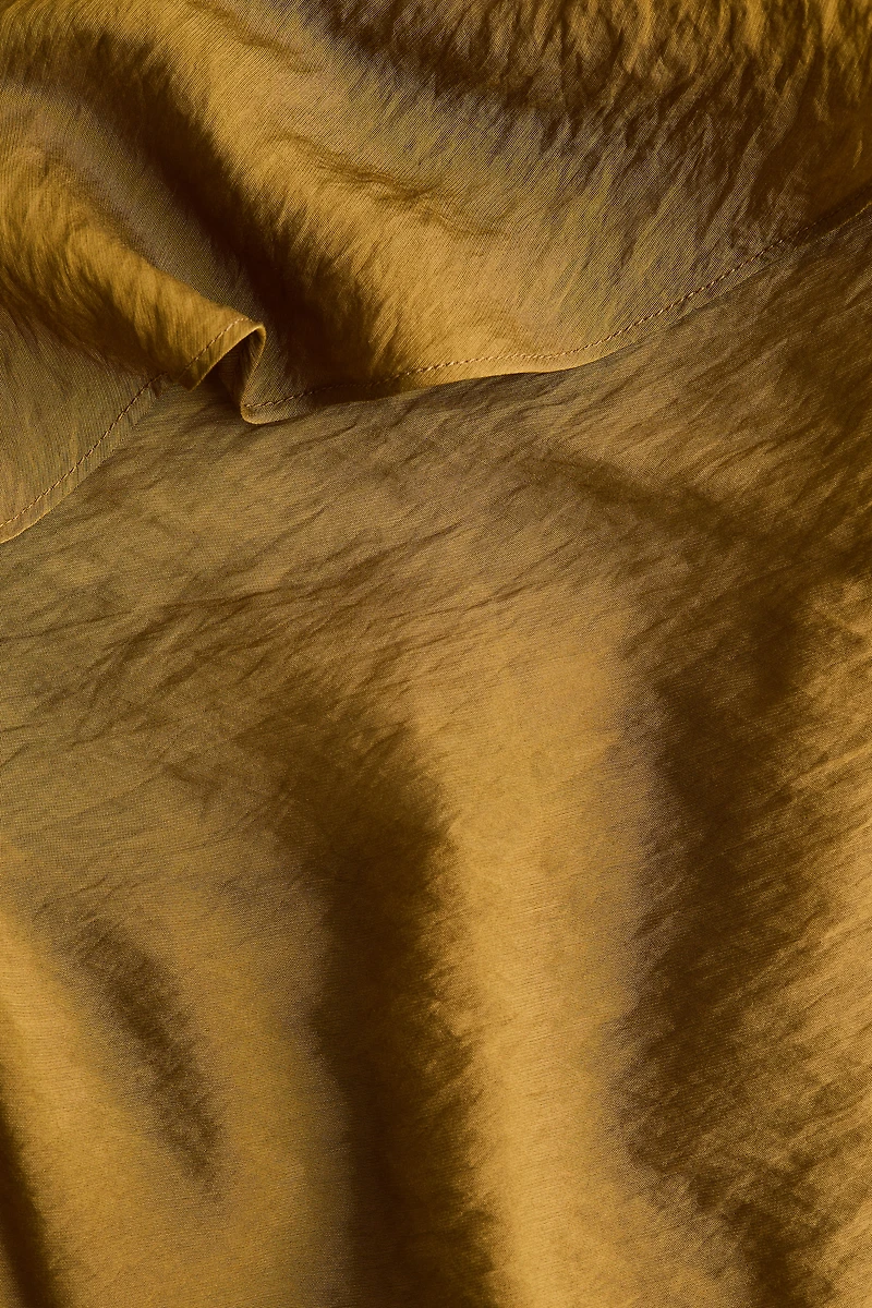 Flounced Halterneck Dress