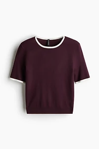 Fine-Knit T-Shirt