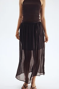 Crinkled Skirt
