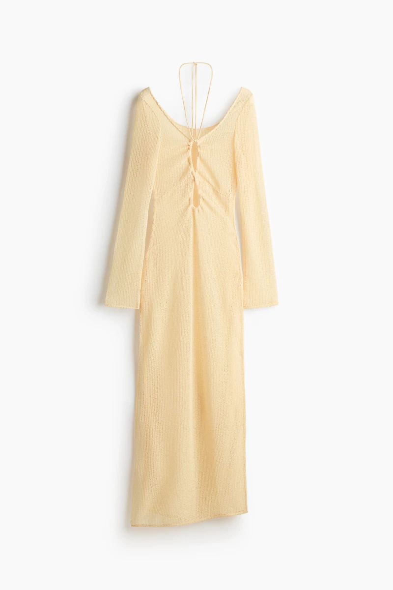 Robe de plage en tricot lâche