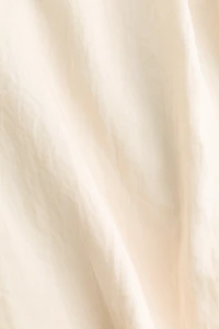 Wide-Leg Drawstring Pants