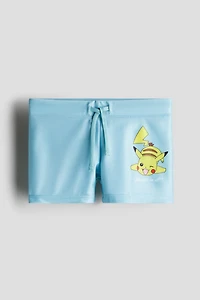 Printed Swim Trunks