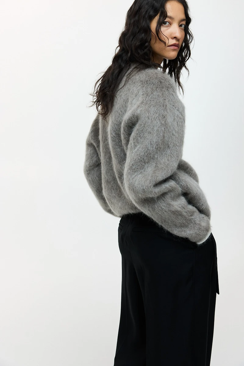 Wide-Leg Pants with Belt Detail