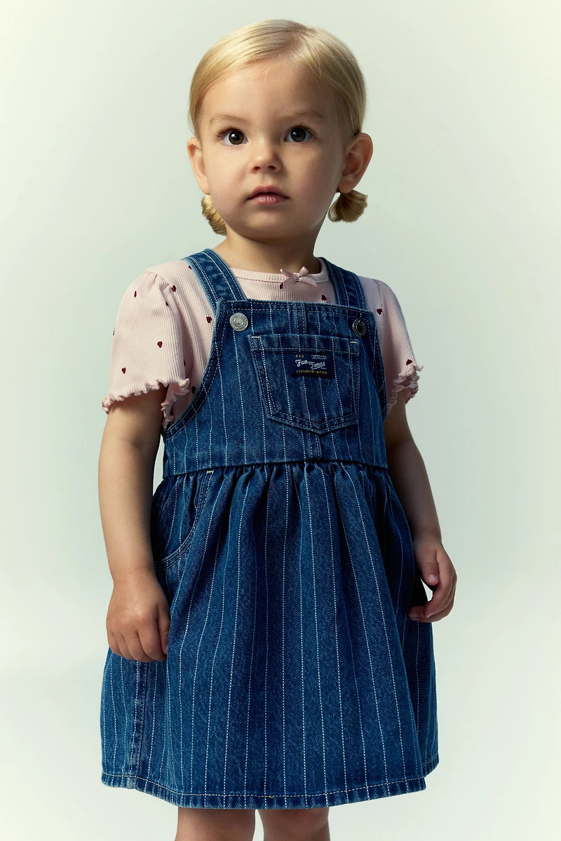 Denim Overall Dress