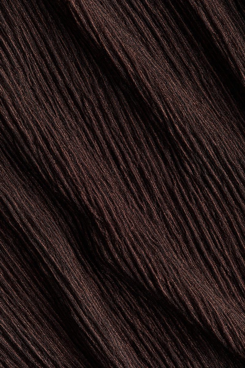 Pantalon froissé avec cordons de serrage