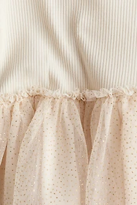 Robe avec jupe en tulle