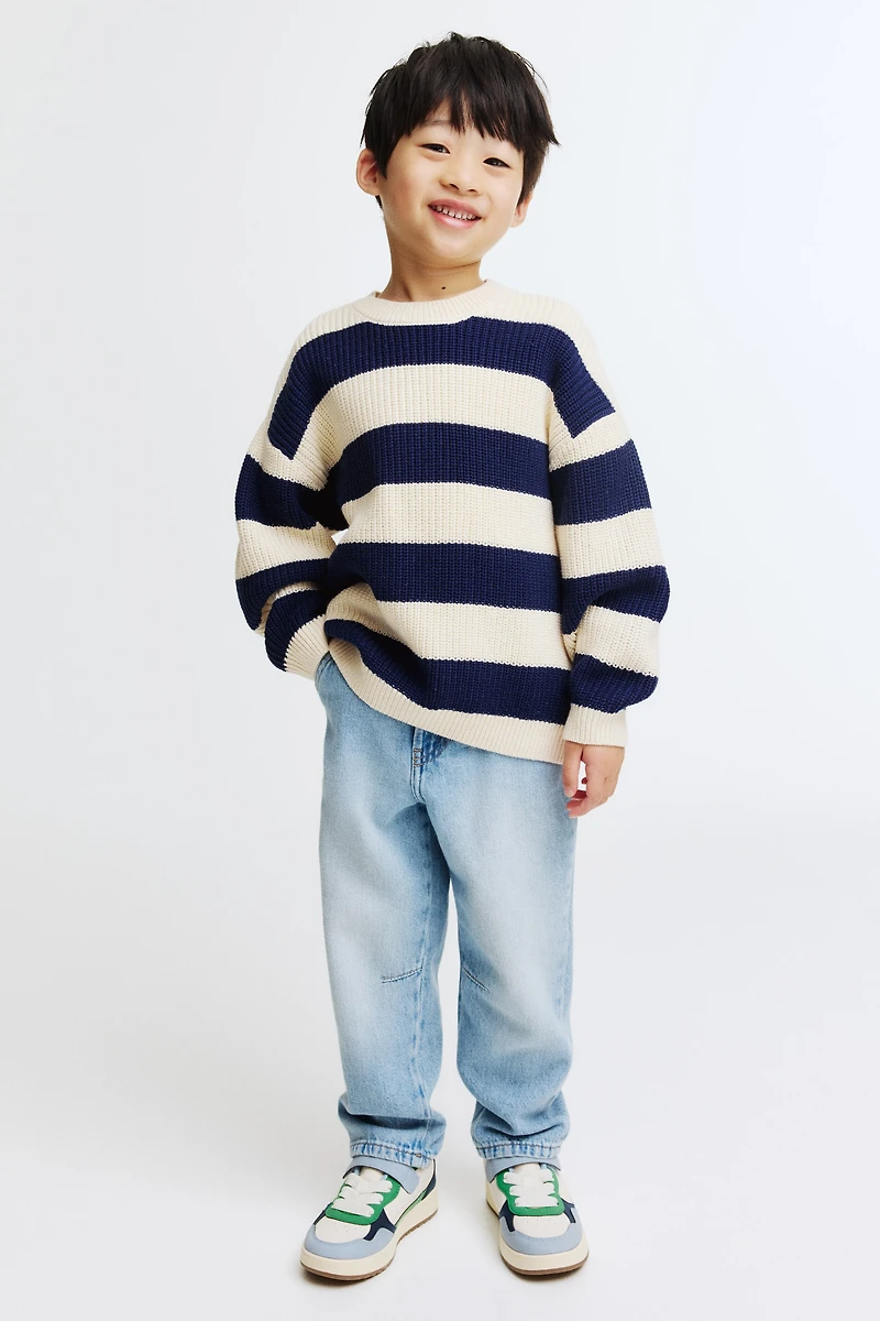 Patent-Knit Sweater