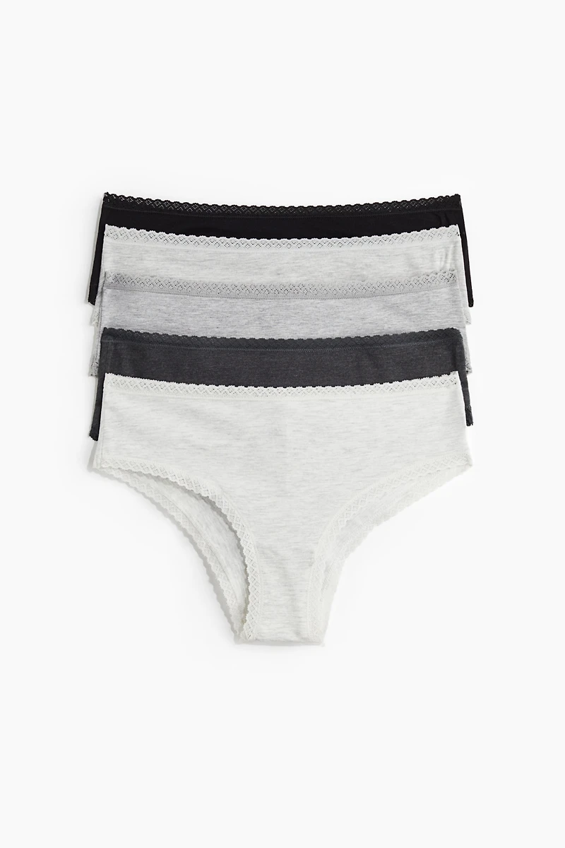 Lot de 5 culottes Hipster en coton