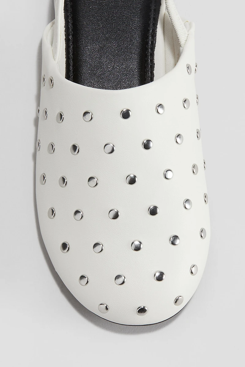 Studded Slingbacks