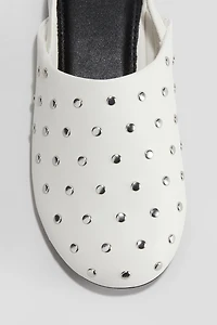 Studded Slingbacks