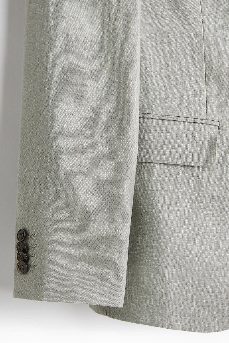 Slim-Fit Linen Jacket