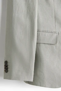 Slim-Fit Linen Jacket