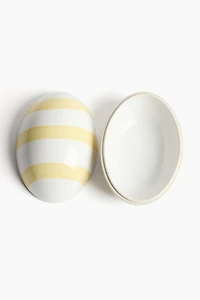 Egg-Shaped Ceramic Jar