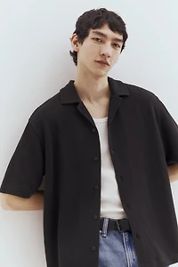 Loose Fit Ribbed Resort Shirt