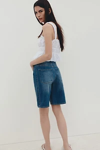 Denim Bermuda Shorts
