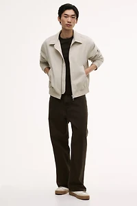 Bomber Jacket with Collar