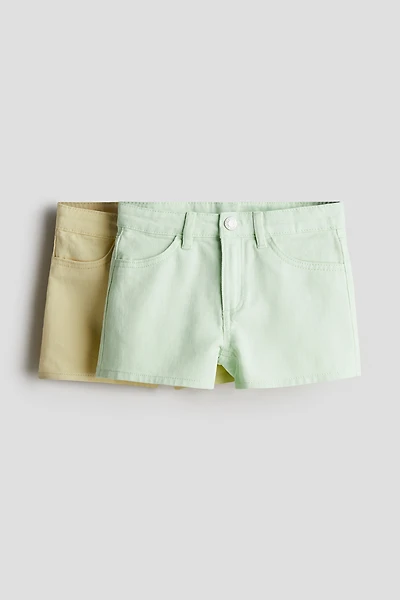 Lot de 2 shorts en sergé