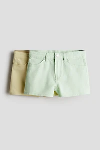 2-Pack Twill Shorts