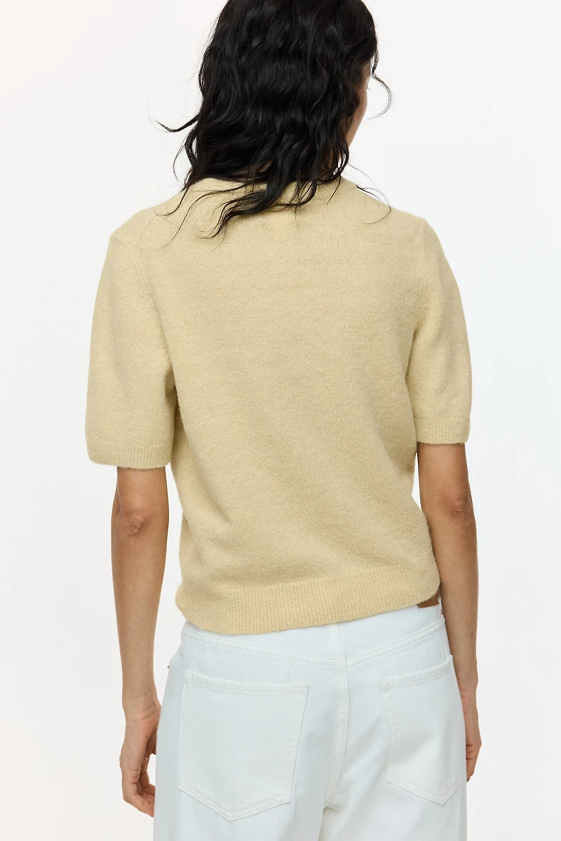 Fine-Knit T-Shirt