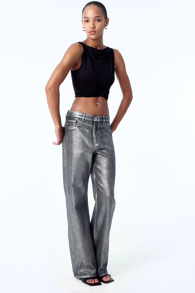 Jean Taille Haute Coupe Ample