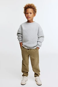 Pantalon en sergé de coton