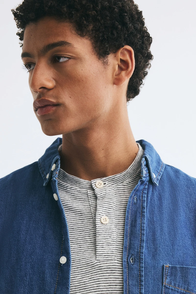 Regular-Fit Denim Shirt