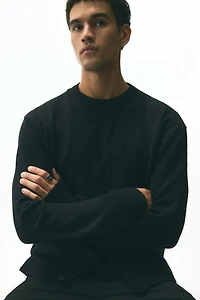 Regular-Fit Brushed Cardigan