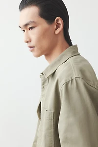 Regular-Fit Cotton Twill Overshirt