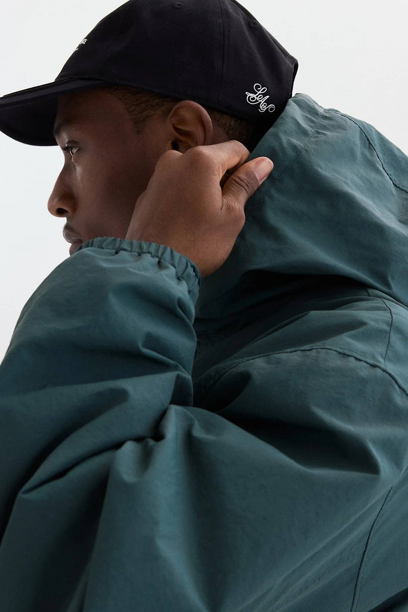 Water-Repellent Nylon Windbreaker