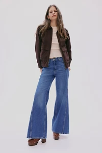 Twill Jacket with Collar