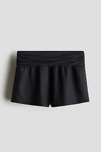 Linen-Blend Shorts
