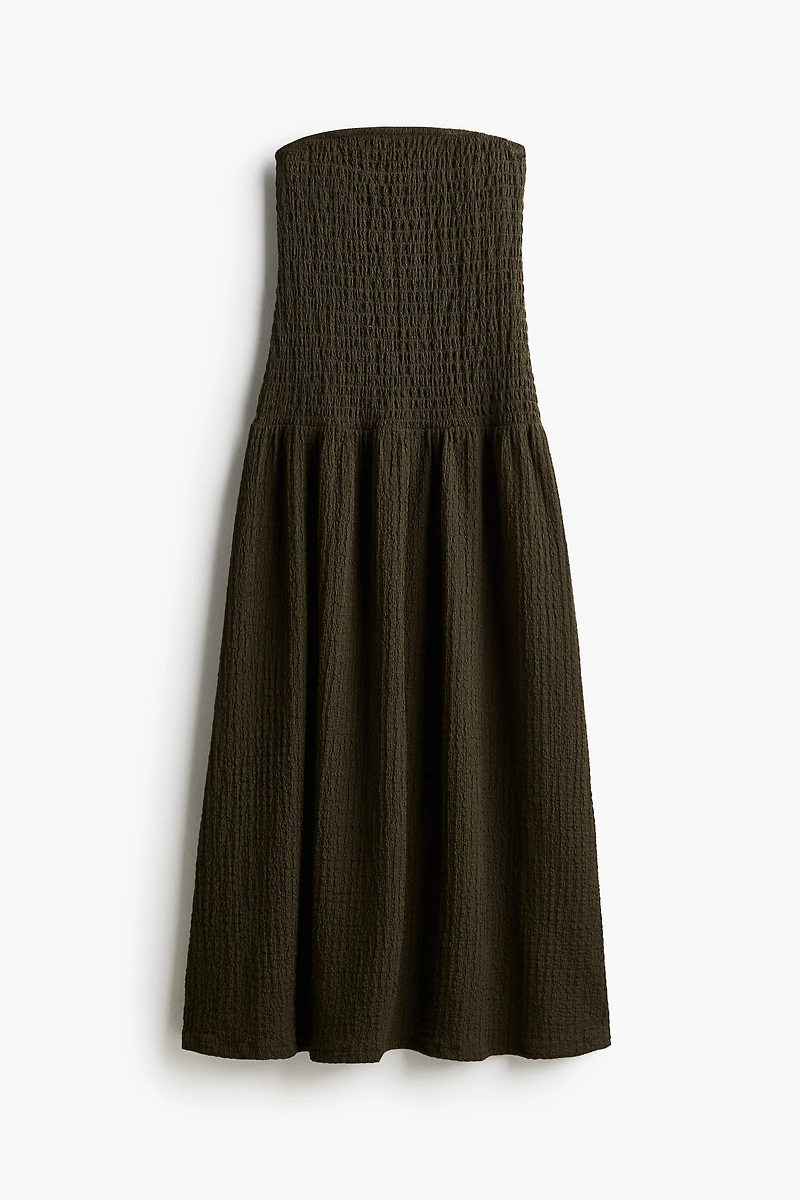 Smocked Bandeau Dress