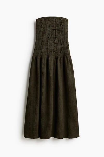 Smocked Bandeau Dress
