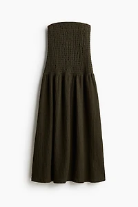 Smocked Bandeau Dress