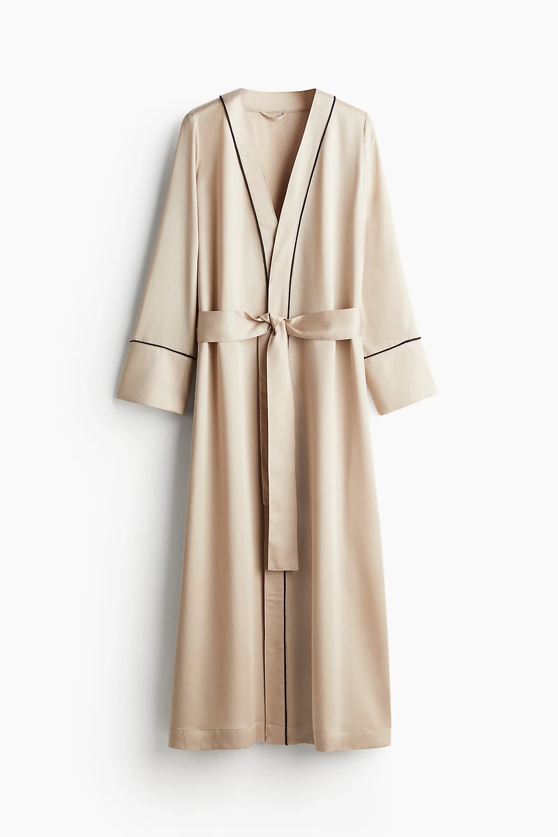 Robe de chambre en satin