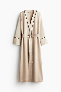 Robe de chambre en satin