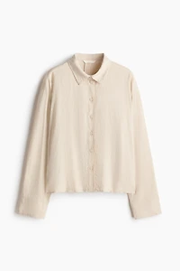 Linen-Blend Shirt