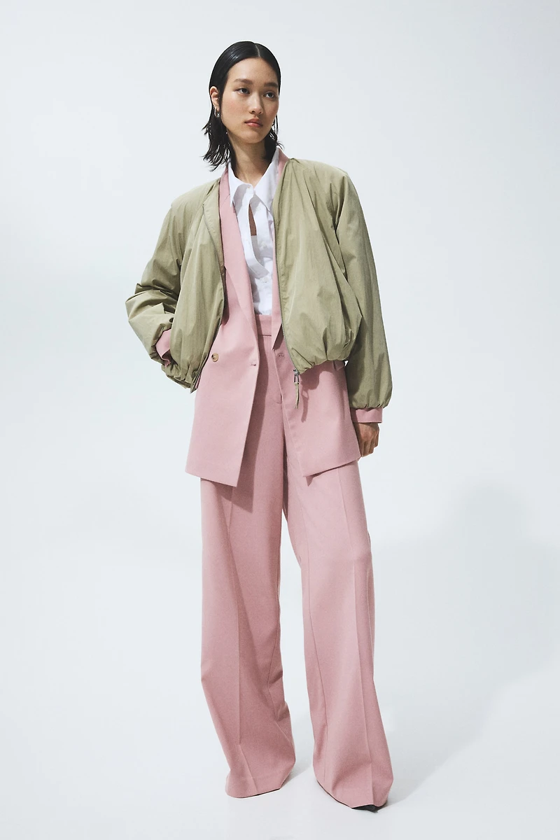 Wide-Leg Dress Pants