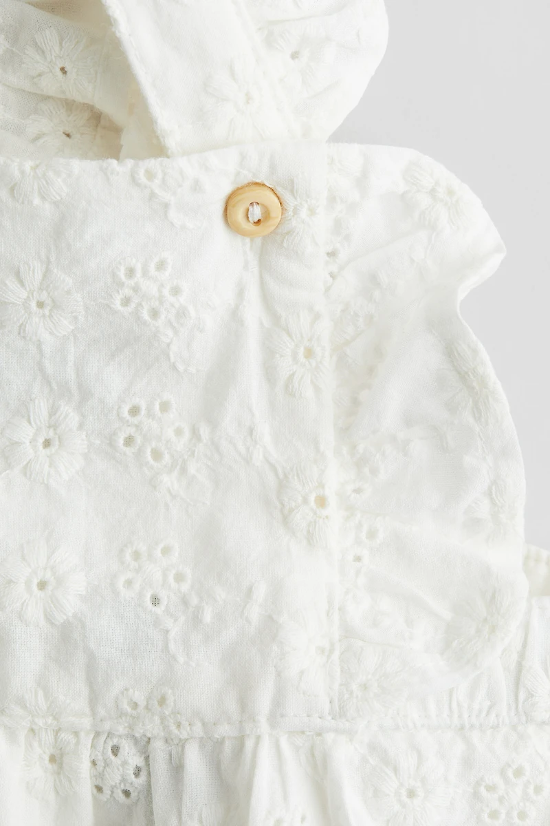 Salopette courte en coton