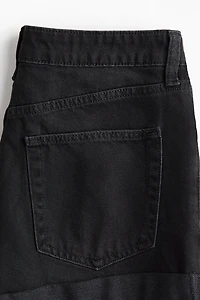 High-Waist Denim Shorts