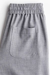 Flared Drawstring Pants