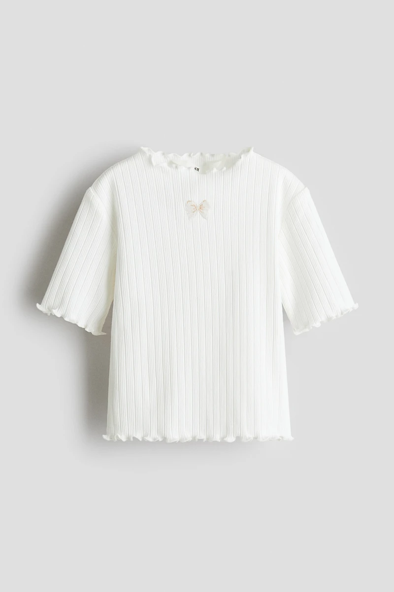 Ribbed Cotton Top