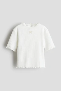Ribbed Cotton Top
